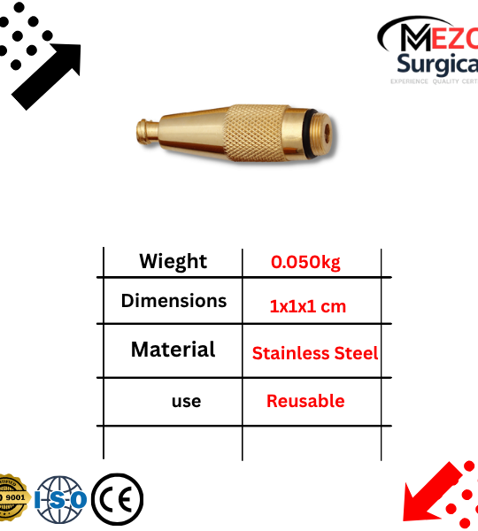 Interchange Adopter Thread Fitting To Luer Lock 5cm